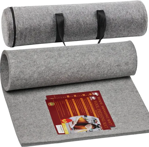 Vista 11 de Alfombrilla de Lana para Prensar - Almohadilla de Planchado para Acolchado de 9" x 9" Pulgadas - Tabla de Planchar de Lana Afieltrada 100% de Nueva