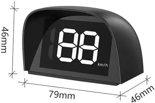 Vista 9 de Shkalacar Velocímetro GPS digital para coche, HUD, pantalla con velocidad, mph/kmh, USB Plug and Play para todos los coches
