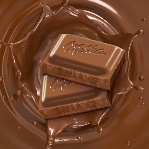 Vista 5 de Milka Paquete variado de barras de chocolate europeas, chocolate con leche alpino, manchas de vaca, fresa y avellana integral, barras de 3.52 onzas