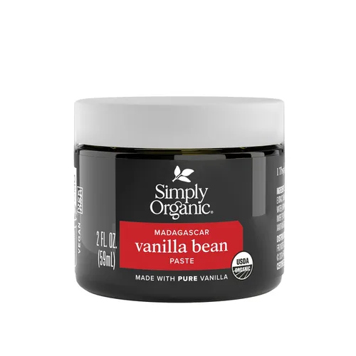 Simply Organic Pasta de Vainilla en Grano, Orgánica, 2 Onzas Líquidas