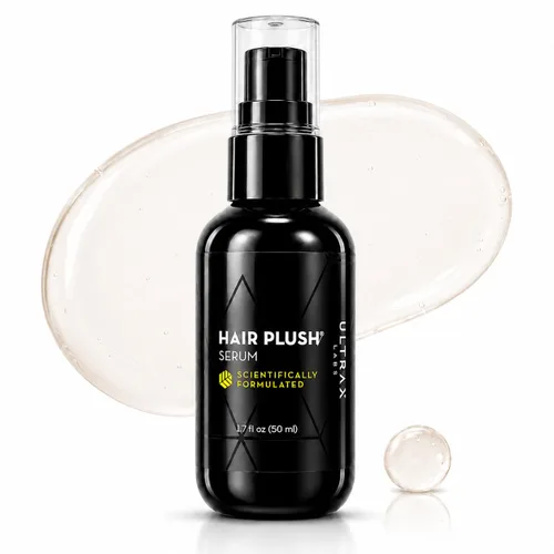 Hair Plush, Serum con cafeína para tratar caída de cabello, crecimiento y engrosamiento