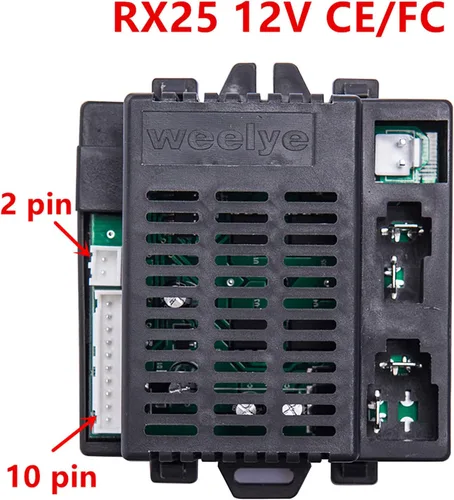 Vista 3 de weelye RX25 12V Niños Powered Ride on Car 2.4G Bluetooth Control remoto y kit de receptor, para niños controlador de coche eléctrico Accesorios