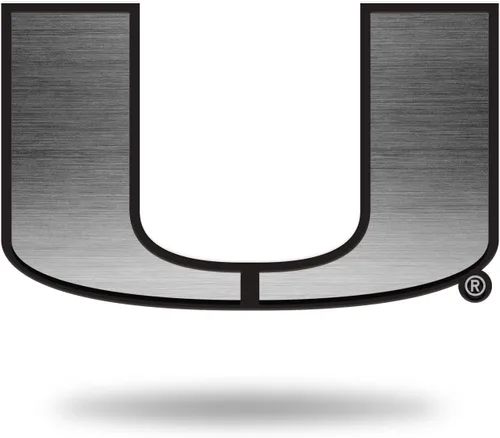 Vista 92 de Rico Industries Emblema de automóvil de níquel antiguo estándar de la NCAA para coche/camión/SUV