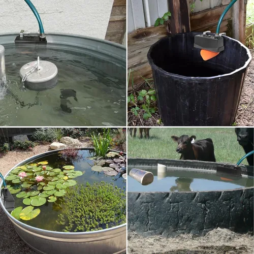 Vista 7 de Válvula de Flotador para Bebedero de Agua, Válvula de Flotador para Tanque de Ganado, para Tanque de Agua de Estanque, Granja, Ganado, Cabras