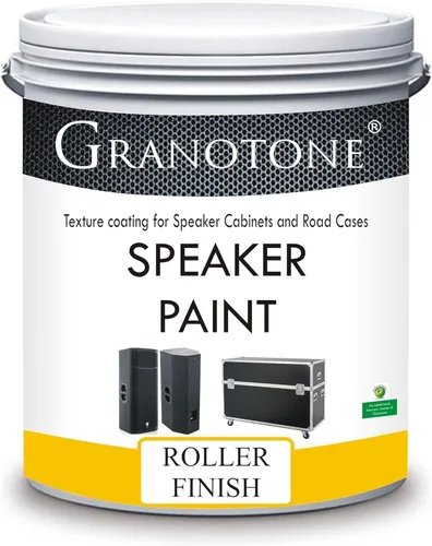 GRANOTONE - Altavoz de grado rodillo, color negro, 5 galones