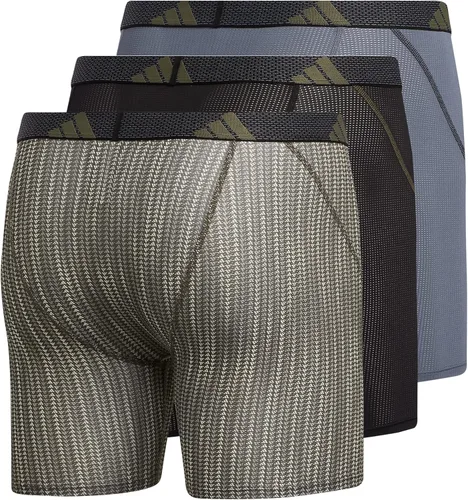 Vista 5 de adidas ClimaCool - Calzoncillos tipo bóxer deportivos para hombre 3