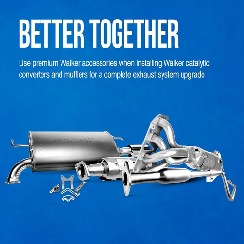 Vista 3 de Walker 36322 Tubo flexible universal de escape universal de 2 pulgadas de entrada (ID) 2 pulgadas de salida (ID)