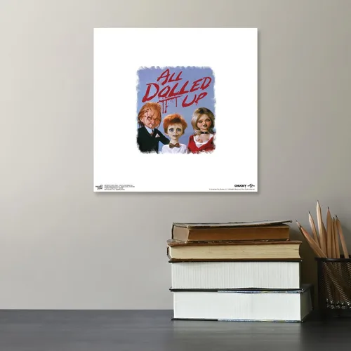 Vista 4 de Trends International Gallery Pops Child's Play - Póster de pared de Chucky All Dolled Up, 12.00 x 12.00 pulgadas, versión sin marco