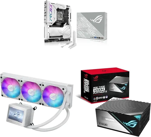 Vista 10 de ASUS ROG Maximus Z690 Formula ATX Placa base con refrigeración por agua, WiFi 6E, PCIe 5.0, DDR5, Thunderbolt 4 - Para CPU Intel de 12ª