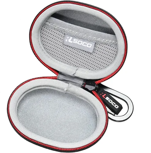 Vista 4 de RLSOCO Funda rígida para auriculares inalámbricos Huawei FreeBuds Pro 5/Pro 4/Pro 3/Pro 2+/Pro 2/Pro (negro)