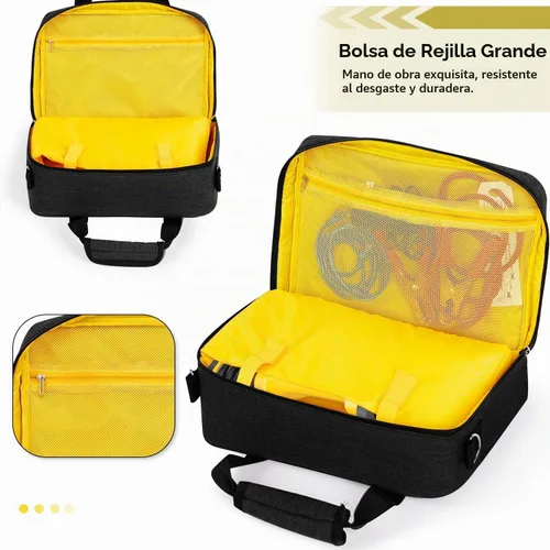 Vista 3 de Funda compatible con el inflador de neumáticos DEWALT (DCC020IB), bolsa de almacenamiento para infladores de neumáticos de automóvil, compresor