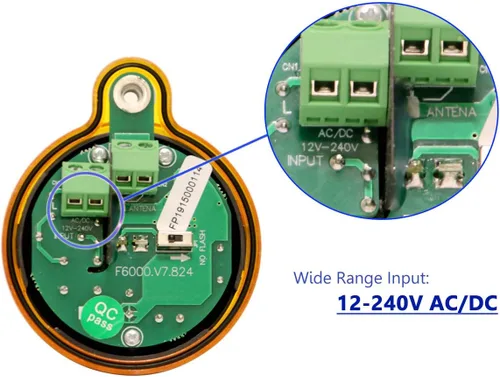 Vista 6 de IP54 resistente a la intemperie 12V-240V AC/DC Universal LED intermitente luz de advertencia lámpara de alarma para abridor de puerta y apertura