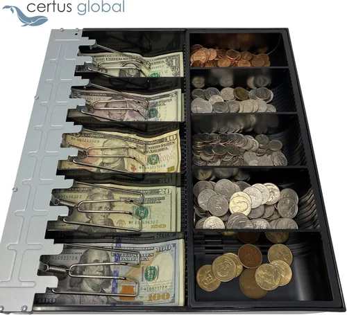 Vista 8 de Cash Drawer Insert Tray 5 Bills/5 Coins -367mm x 326mm x 60mm