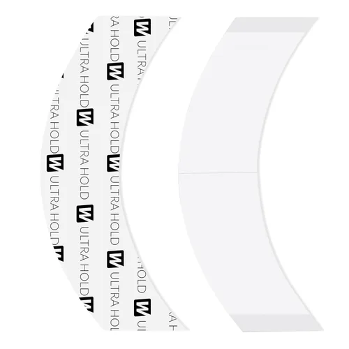 Vista 8 de Walker Tape Rollo de cinta Ultra Hold de 1/2 x 12 yardas para instalaciones de pelucas, sistemas de encaje, aplicaciones de tupé, preparación