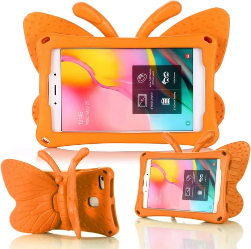 Vista 21 de Funda infantil para tableta Samsung Galaxy Tab A de 8.0 pulgadas (SM-T290/T295/T297/T380/T385/T387) (2019/2018/2017) con soporte y mango