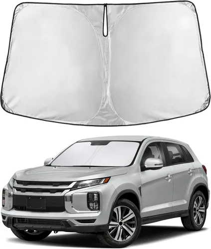 Vista 338 de EcoNour - Parasol plegable para parabrisas de Toyota Tacoma 2016-2025 2026, accesorios para camioneta de 2 puertas y 4 puertas, protector de visera