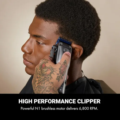 Vista 2 de FXONE LO-PROFX - Cortapelos inalámbricos profesionales para hombres con batería intercambiable