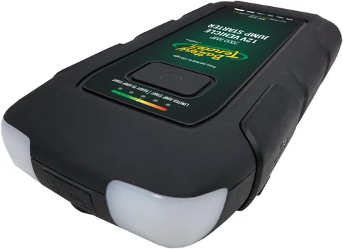 Vista 2 de Battery Tender Arrancador de litio de 2000 amperios, estación de energía portátil de 16000 mAh, linterna LED estroboscópica de emergencia, 3 puertos