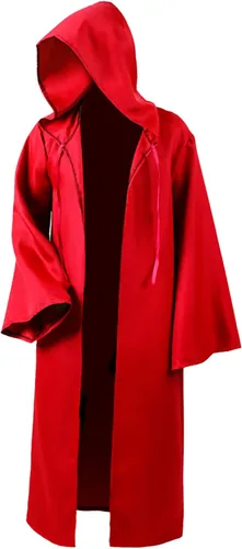 Men Tunic Hooded Robe Cloak Knight Fancy Cool Cosplay Costume Halloween Costume Tunic Hoodies Robe Cosplay Capes