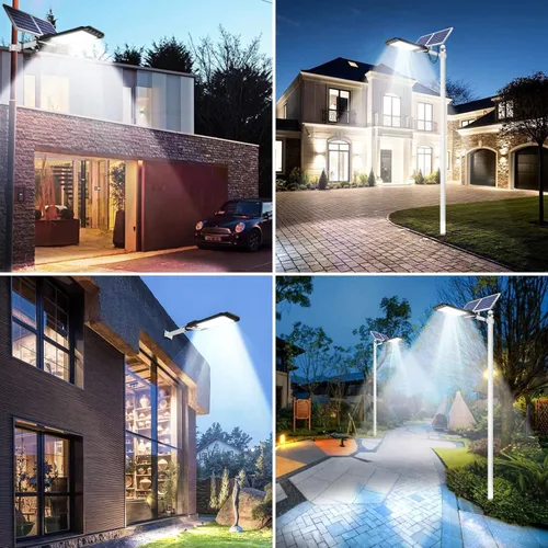 Vista 7 de NIORSUN Solar Street Light, 1000W Solar Outdoor Lights Motion Sensor Dusk to Dawn Commercial Large Area Lighting Security Flood Lights Waterproof