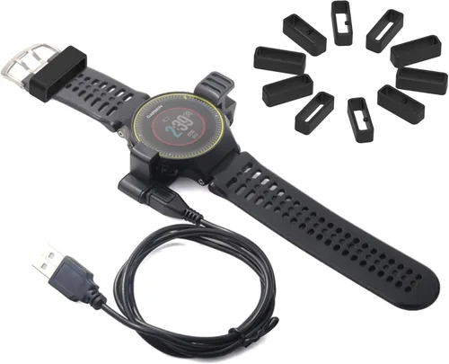 Vista 5 de Anillo de sujeción para Garmin Forerunner 35 965 955 945 935 265 255/Venu 2 3/Vivoactive 4/Fenix 7 6 5/Approach S5 S6 S10 S20 S60 S62 S70 Banda