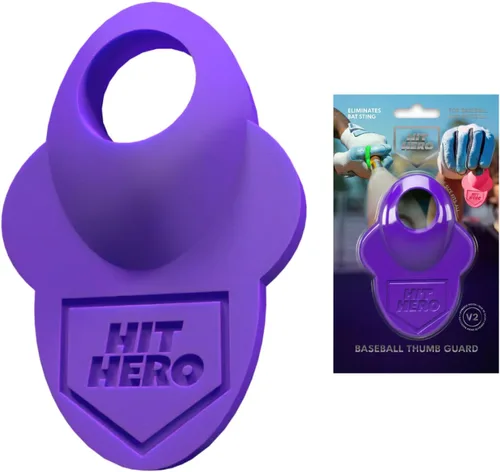 Vista 11 de Baseball Thumb Guard, Batters Batting Grip, Finger Guard, Accessory, Batting Protection, Reduce Bat Sting, Hitter, Tool, Bat, Hitting Accessory