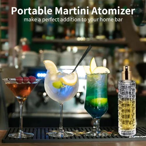 Vista 6 de Pulverizador atomizador de cóctel – 1 oz / 1.0 fl oz, botella de spray para cócteles pulverizador portátil recargable de perfume