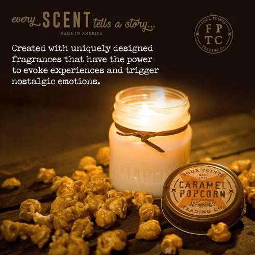 Vista 4 de Velas perfumadas hechas a mano con pera de brandied, vela de aromaterapia de soja con frasco, velas para regalo perfumado para el hogar