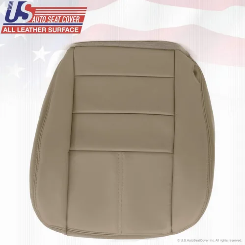 Vista 3 de 2008 2009 2010 para Ford F350 Lariat Driver parte inferior de cuero de repuesto cubierta de asiento marrón