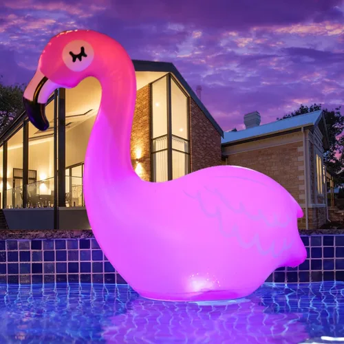 TIALLY Luces flotantes para piscina alimentadas por energía solar, luces solares inflables para piscina, flotador decorativo impermeable IP68,