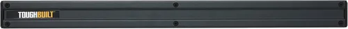 Vista 2 de ToughBuilt Organizador de pared de 24 pulgadas, riel de pared de acero resistente para almacenamiento de herramientas y bolsas, perfecto