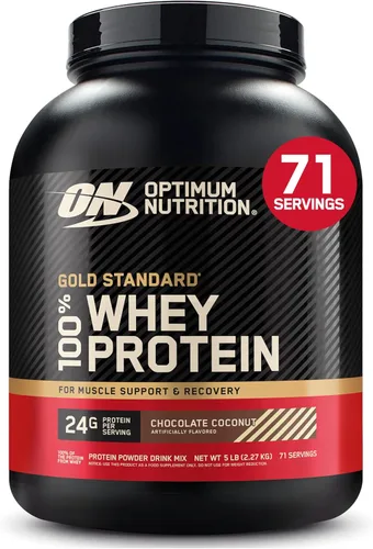 Vista 34 de Optimum Nutrition Estándar dorado 100% Proteína de Suero de Leche en Polvo, Pie de lima, 1.8 Libra