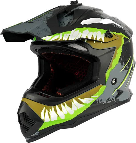 Vista 7 de Orthrus Greyhound Off-Road Motorcycle Helmet