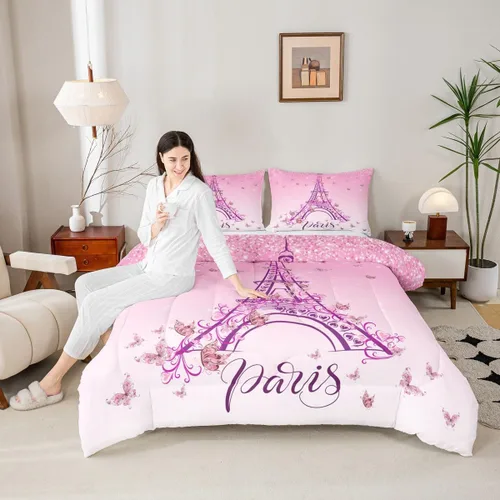 Vista 17 de Juego de edredón para niños con estampado de piel de vaca rústica, tamaño individual, juego de ropa de cama vintage de tablones de madera del oeste