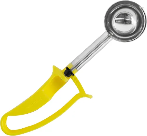 Vista 9 de Zeroll Cuchara Universal de Longitud Extendida EZ Disher para Control de Porciones de Alimentos Diseñada para Uso con Mano Derecha o Izquierda Apta