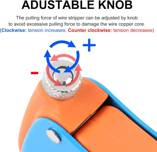 Vista 5 de Knoweasy Pelacables y cortador automático, herramienta de pelado de cables resistente 2 en 1 y herramienta pelacables para reparación electrónica