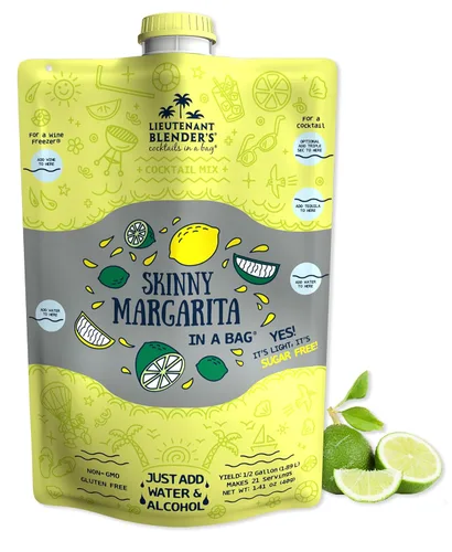 Vista 12 de Lt. Blender's Peach Bellini in a Bag – Mezclas de vino para granizado – Cada bolsa hace 1/2 galón de mezcla congelada de Peach Bellini – Mezcla