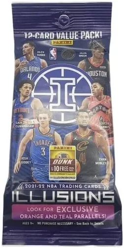 Vista 2 de 2021-22 Panini Illusions Baloncesto NBA Paquete de Valor de Celofán de 12 Tarjetas (12 Tarjetas de Coleccionismo de la NBA)