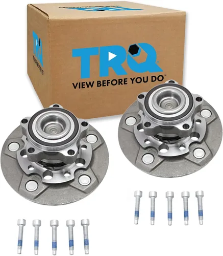 Vista 26 de TRQ Par de conjunto de cubo de cojinete de rueda delantera izquierda derecha, 2 piezas compatible con Lexus GX460 2003-2009 GX470 2003-2023 Toyota