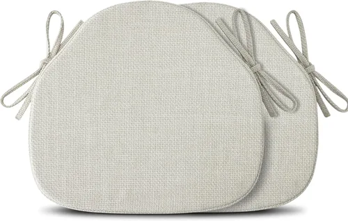 Vista 25 de Shinnwa Juego de 2 Cojines para Sillas de Comedor, Almohadillas de Asiento Windsor de Espuma de Alta Resistencia, Cojines para Sillas de Cocina