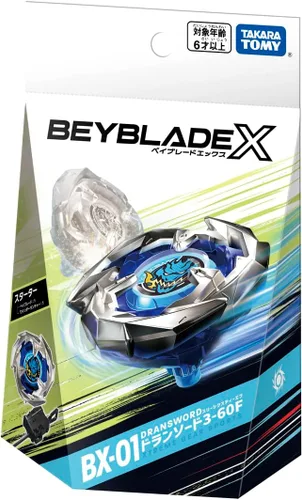 Vista 5 de Takara Tomy Beyblade X BX-01 Starter, Dran Sword, 3-60F
