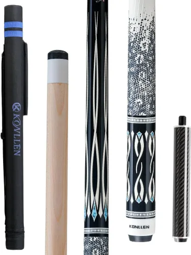 Vista 16 de KONLLEN Maple Pool Cue Stick – Low Deflection Performance Billiard Cue for Adults, Professional Play