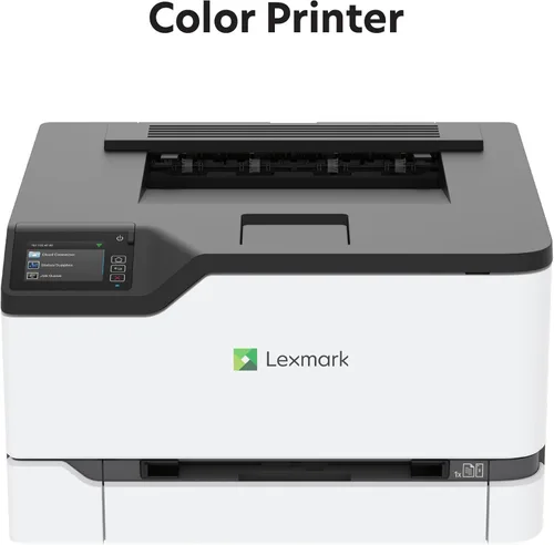 Vista 2 de Lexmark Impresora láser a color CS431dw con pantalla táctil interactiva, seguridad de espectro completo y velocidad de impresión de hasta 26 ppm