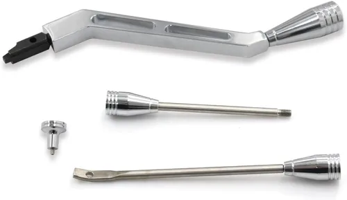 Vista 7 de Kit de Palanca de Señal de Giro Cromada - Perilla de Palanca de Intermitente de Inclinación Compatible con Columnas GM Chevy Buick Oldsmobile
