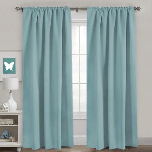 Vista 337 de H.VERSAILTEX Cortinas Opacas con Aislamiento Térmico, Paneles de Tratamiento de Ventanas que Oscurecen la Habitación, Cortinas Opacas para Sala