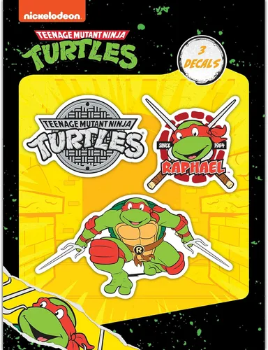 Vista 10 de TMNT - Juego de 3 calcomanías de vinilo Donnie de las Tortugas Ninja Adolescentes Mutantes para coche, botella de agua, bicicleta, casco, laptop