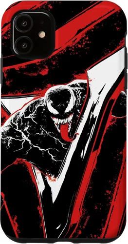 Vista 8 de Marvel Venom: Let There Be Carnage - Carcasa para iPhone 17, color rojo y negro