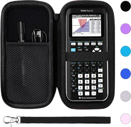 XANAD - Funda para calculadora compatible con Texas Instruments TI-84 Plus CE/TI-84 Plus/TI-Nspire CX II CAS/TI-Nspire CX II/TI-83 Plus/TI-89