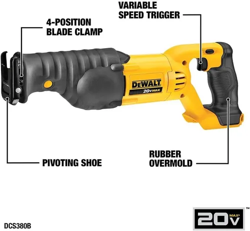 Vista 17 de DEWALT Tools Kit Combinado de 5 Herramientas Eléctricas, Taladro Inalámbrico Destornillador de Impacto Sierra Multiherramienta Oscilante con Batería