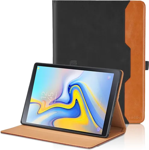 Vista 59 de Funda para Samsung Galaxy Tab A7 de 10,4 pulgadas 2020 (SM-T500/T505/T507) - Funda de piel sintética con función atril y bolsillo, función de Azul